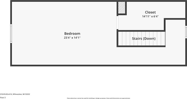 3154 N 82nd St, Milwaukee, WI 53222 - view of floor plan / room layout