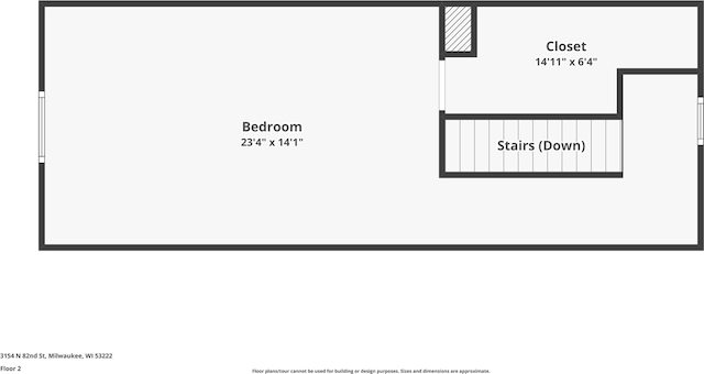 3154 N 82nd St, Milwaukee, WI 53222 - view of property floor plan