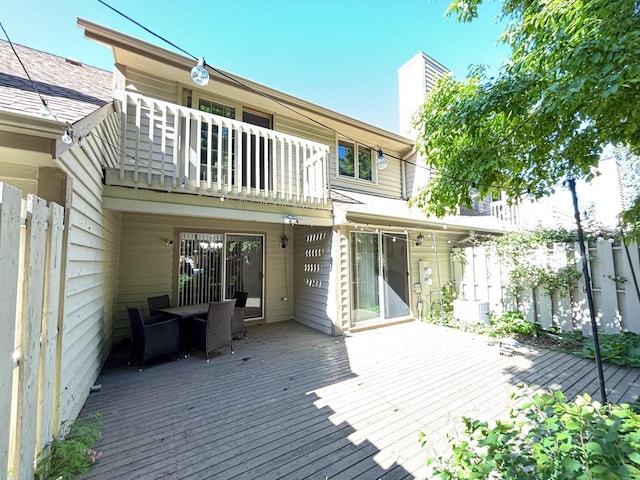 N34W23849 Grace Ave Unit C, Pewaukee, WI 53072 - deck featuring outdoor dining space