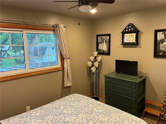 3158 Leslie Ln, Eau Claire, WI 54703 - bedroom with ceiling fan