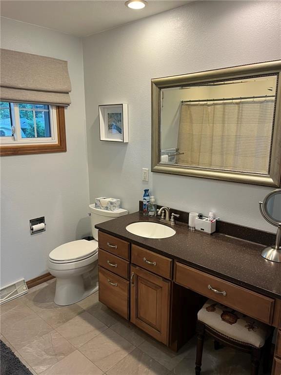 3158 Leslie Ln, Eau Claire, WI 54703 - bathroom with vanity, recessed lighting, and tile patterned flooring