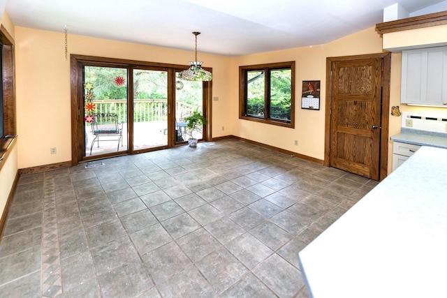 3381 S Highpointe Dr, New Berlin, WI 53151 - unfurnished dining area featuring baseboards