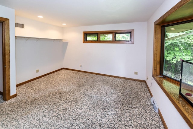 3381 S Highpointe Dr, New Berlin, WI 53151 - carpeted empty room with baseboards and recessed lighting