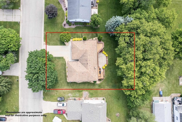 915 Nelson Ave, Milton, WI 53563 - aerial view of property's location featuring property parcel outlined