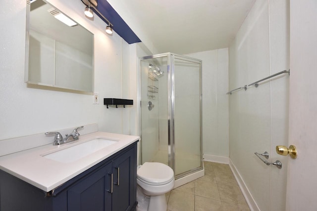 1816 N Arlington Pl Unit 1818, 1818A, Milwaukee, WI 53202 - bathroom featuring a shower stall, vanity, and tile patterned floors