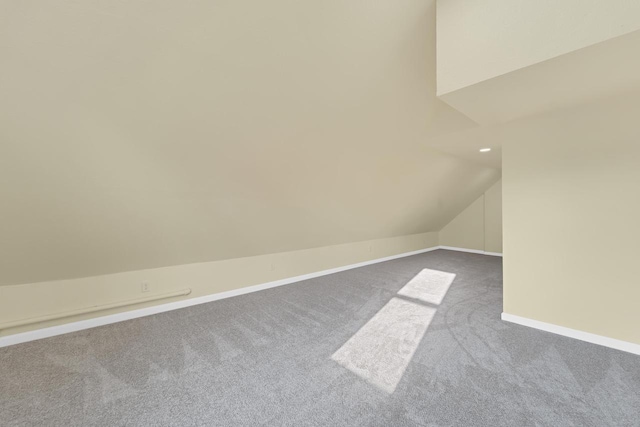 3124 N 29th St, Milwaukee, WI 53216 - bonus room featuring carpet floors, vaulted ceiling, and recessed lighting
