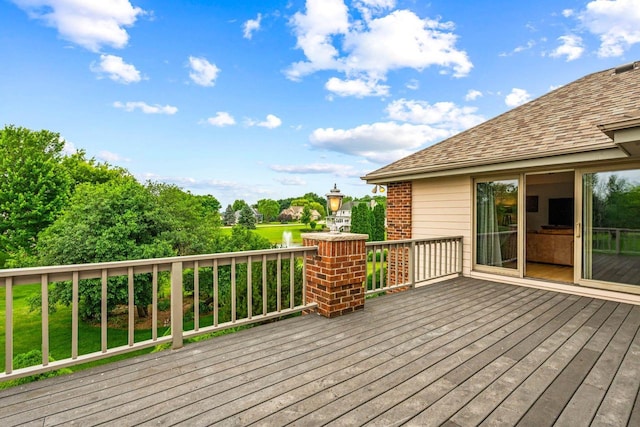 N66W38493 N Woodlake Cir, Oconomowoc, WI 53066 - view of wooden deck