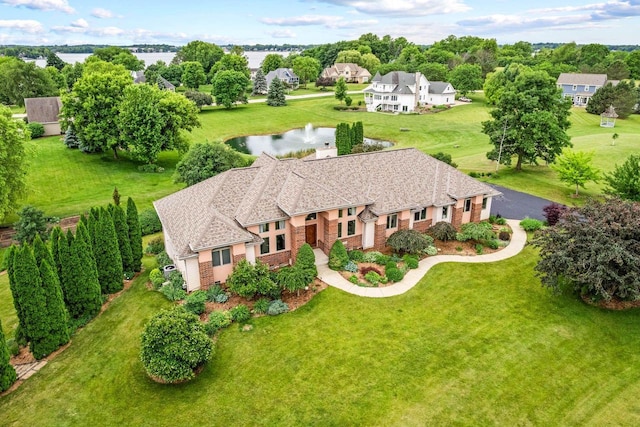 N66W38493 N Woodlake Cir, Oconomowoc, WI 53066 - view from above of property featuring a large body of water