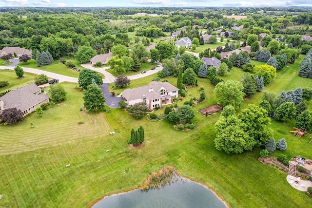 N66W38493 N Woodlake Cir, Oconomowoc, WI 53066 - drone / aerial view of a nearby body of water