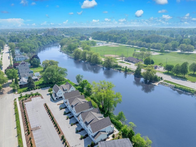 814 N 15th St Unit B, Sheboygan, WI 53081 - aerial view of property and surrounding area with a large body of water