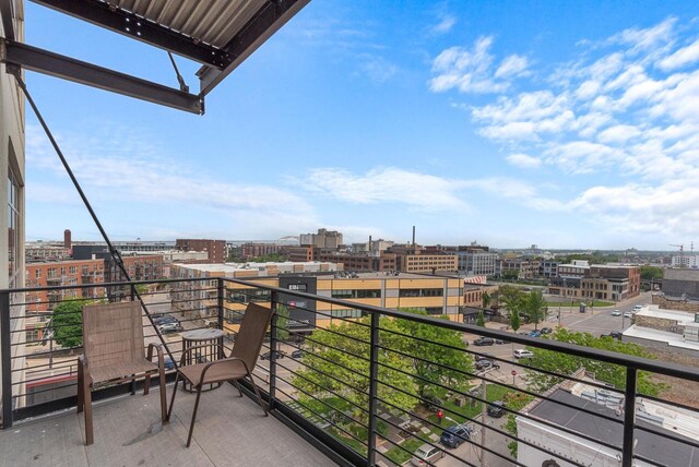 106 W Seeboth St Unit 702, Milwaukee, WI 53204 - balcony featuring a view of city