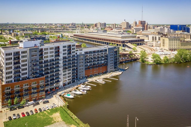 106 W Seeboth St Unit 702, Milwaukee, WI 53204 - view of urban area featuring a large body of water