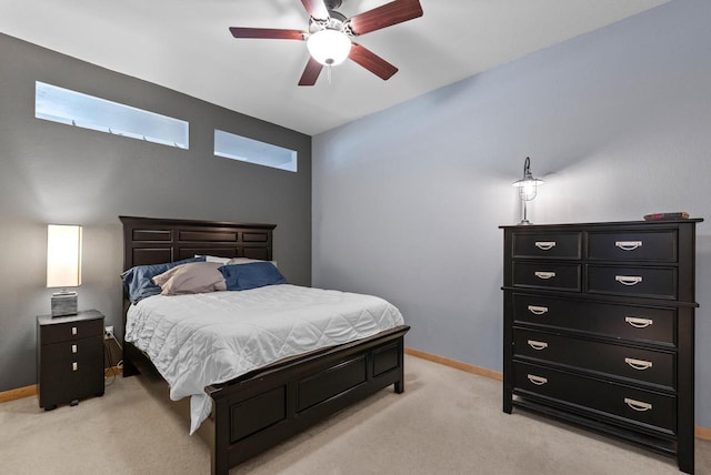 106 W Seeboth St Unit 702, Milwaukee, WI 53204 - bedroom featuring light colored carpet and ceiling fan