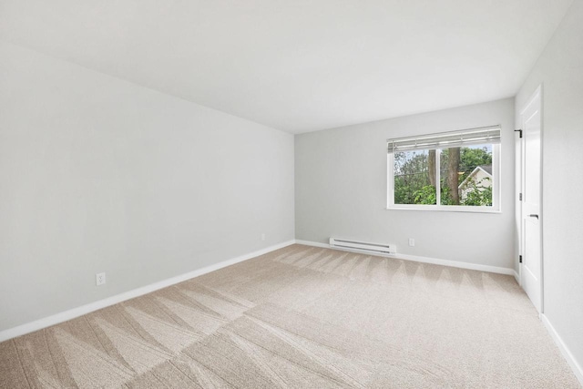1508 Whispering Pines Way, Fitchburg, WI 53713 - empty room with a baseboard heating unit and carpet floors