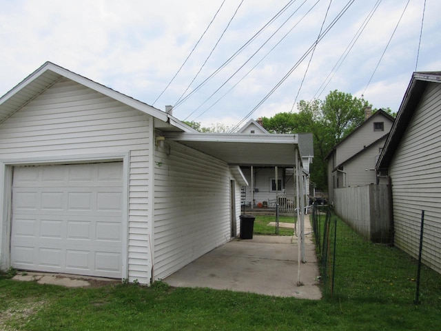 1326 N 11th St, Sheboygan, WI 53081 - view of property exterior with a garage