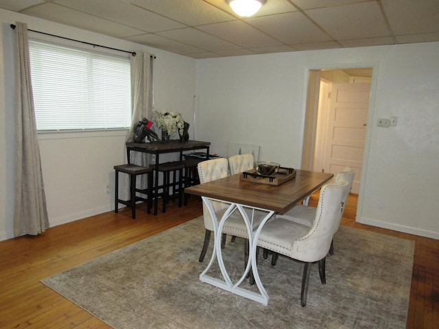 1326 N 11th St, Sheboygan, WI 53081 - dining room featuring a paneled ceiling and wood finished floors