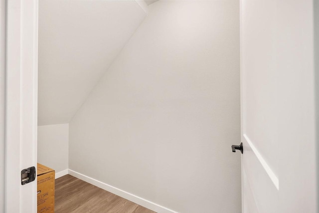 807 Whispering Pines Way, Fitchburg, WI 53713 - walk in closet with light wood-type flooring and lofted ceiling