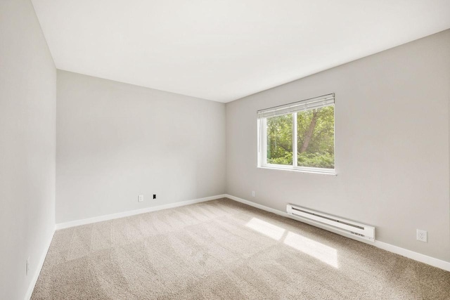 807 Whispering Pines Way, Fitchburg, WI 53713 - empty room with baseboard heating and carpet floors