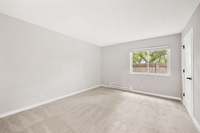 807 Whispering Pines Way, Fitchburg, WI 53713 - carpeted empty room with baseboard heating and baseboards