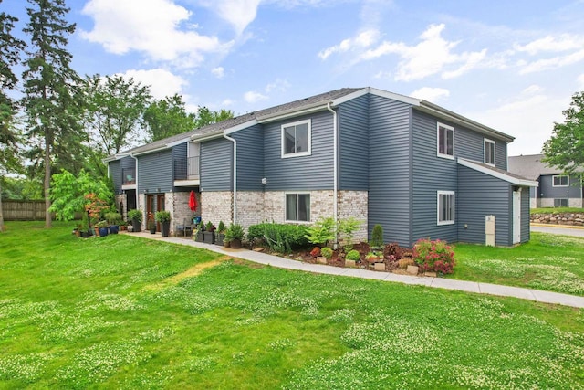 807 Whispering Pines Way, Fitchburg, WI 53713 - view of home's exterior with a yard