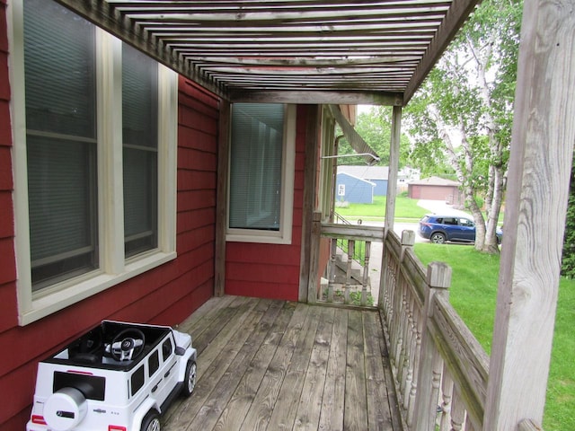 1744 N 27th St, Sheboygan, WI 53081 - view of deck