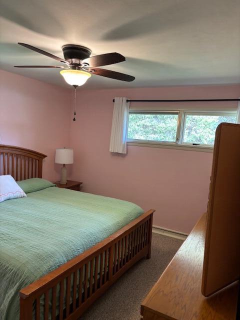 3415 N 105th St, Wauwatosa, WI 53222 - bedroom with carpet flooring and ceiling fan