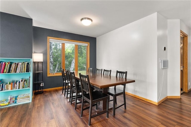 3713 Kingswood Ct, Eau Claire, WI 54701 - dining area featuring baseboards and wood finished floors