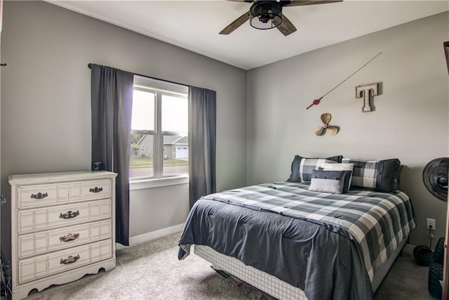 1040 Wissota Green Pkwy, Chippewa Falls, WI 54729 - bedroom featuring light carpet and a ceiling fan