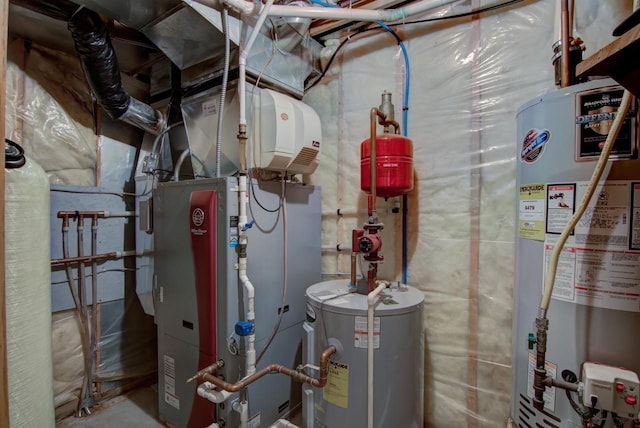 8103 W Folsom St, Eau Claire, WI 54703 - utility room with gas water heater and water heater
