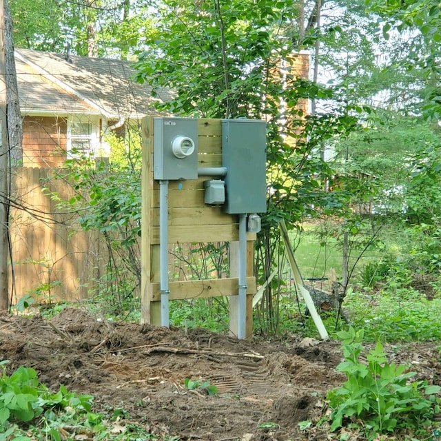 7760 N Thunder Point Rd, Hayward, WI 54843 - exterior view of electric meter