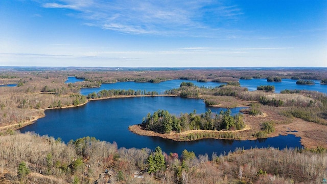 7760 N Thunder Point Rd, Hayward, WI 54843 - aerial view of a large body of water