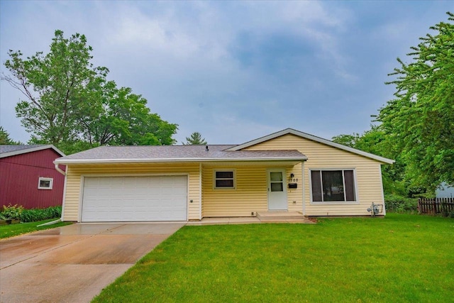 1702 Rae Ln, Madison, WI 53711 - view of front of property with an attached garage and concrete driveway