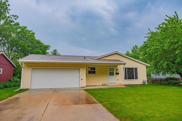 1702 Rae Ln, Madison, WI 53711 - view of front of home featuring an attached garage and concrete driveway