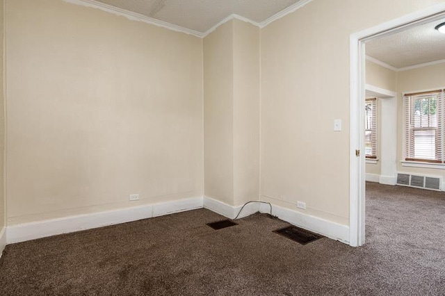 619 Middle St, Beloit, WI 53511 - carpeted spare room featuring crown molding