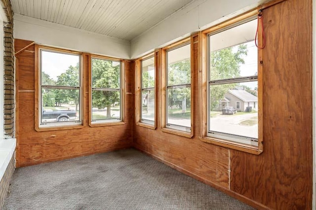 619 Middle St, Beloit, WI 53511 - unfurnished sunroom with carpet floors