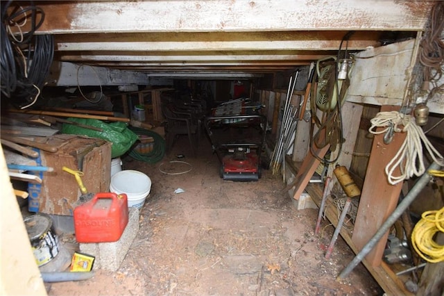 3777 N Deer Lake Dr, Danbury, WI 54830 - storage featuring crawl space