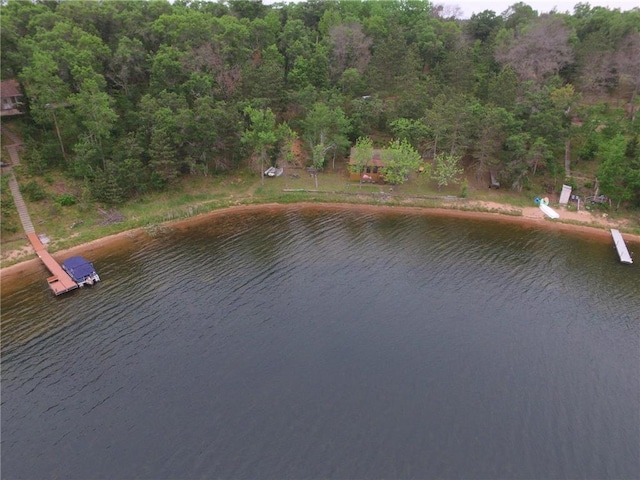 3777 N Deer Lake Dr, Danbury, WI 54830 - view of property location with a nearby body of water