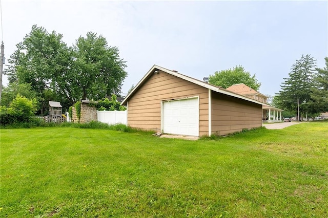 508 Evergreen St, Colfax, WI 54730 - view of detached garage