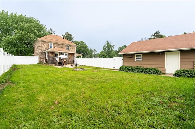 508 Evergreen St, Colfax, WI 54730 - view of fenced backyard