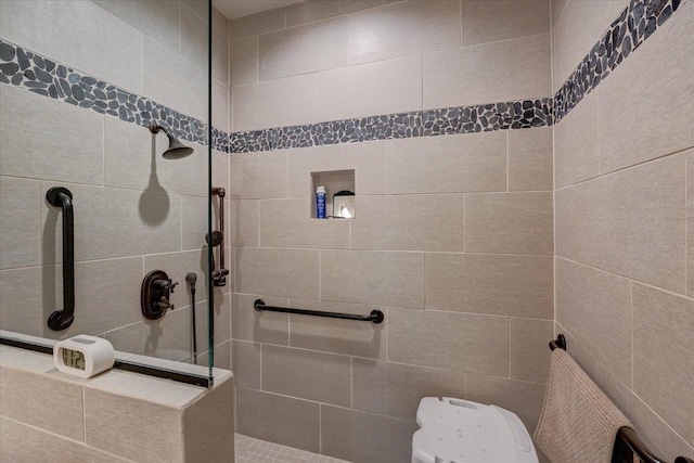 8201 Highview Dr, Madison, WI 53719 - full bath featuring walk in shower and pet washing area