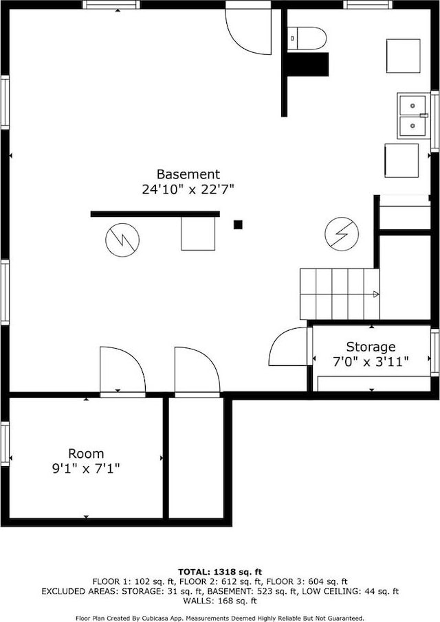 518 Maple Ave, Madison, WI 53704 - view of floor plan / room layout