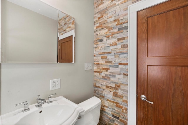 2140 N 64th St, Wauwatosa, WI 53213 - half bathroom featuring a sink and toilet