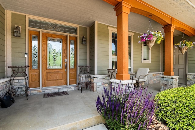 14595 Louis Corners Rd, Kiel, WI 53042 - entrance to property featuring covered porch