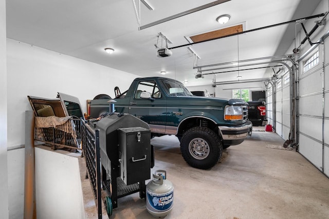 14595 Louis Corners Rd, Kiel, WI 53042 - garage with a garage door opener