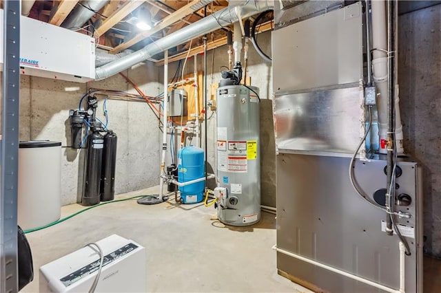 9926 W Birch Circle Dr, Ladysmith, WI 54848 - utilities with water heater and heating unit