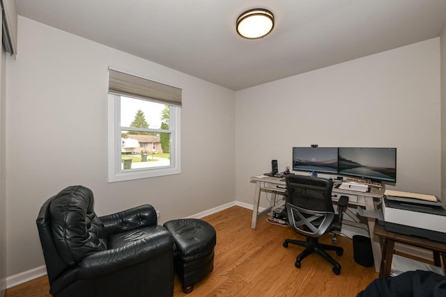 6913 Butternut Rd, Racine, WI 53402 - office space featuring wood finished floors