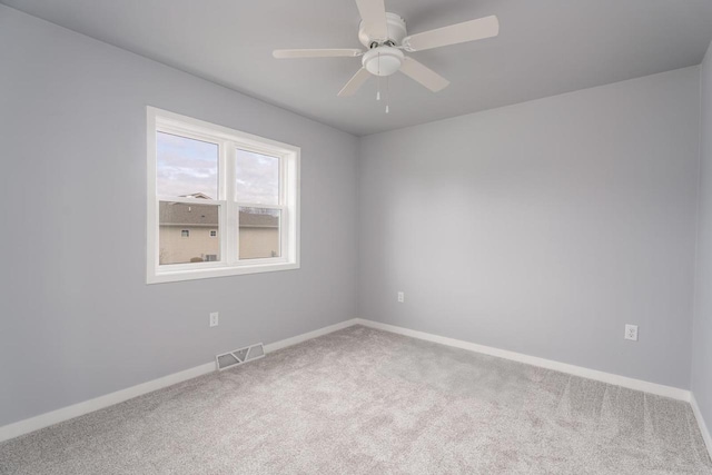 922 Vogt Ln, Chilton, WI 53014 - spare room with carpet and ceiling fan