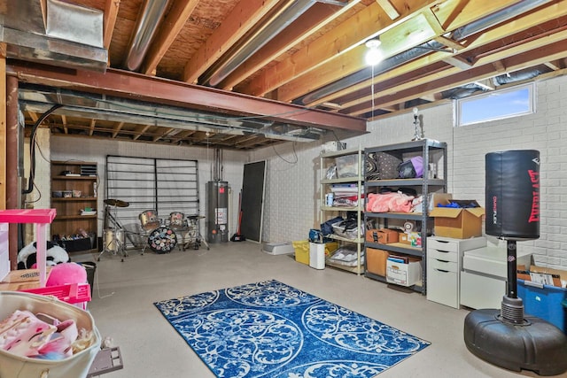 4140 W Lakeview Dr, Franklin, WI 53132 - basement featuring gas water heater