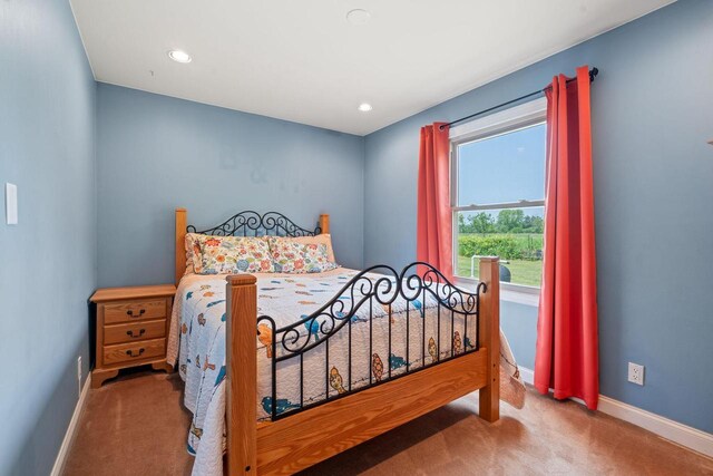 W330S7517 Split Rail Dr, Mukwonago, WI 53149 - carpeted bedroom with recessed lighting