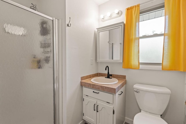 W330S7517 Split Rail Dr, Mukwonago, WI 53149 - full bathroom with vanity and a stall shower